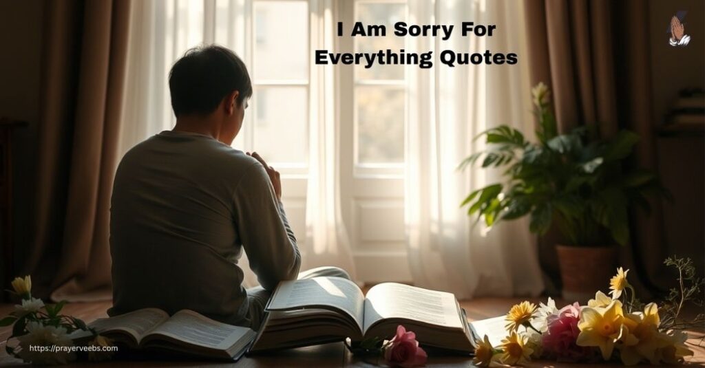 I Am Sorry For Everything Quotes
