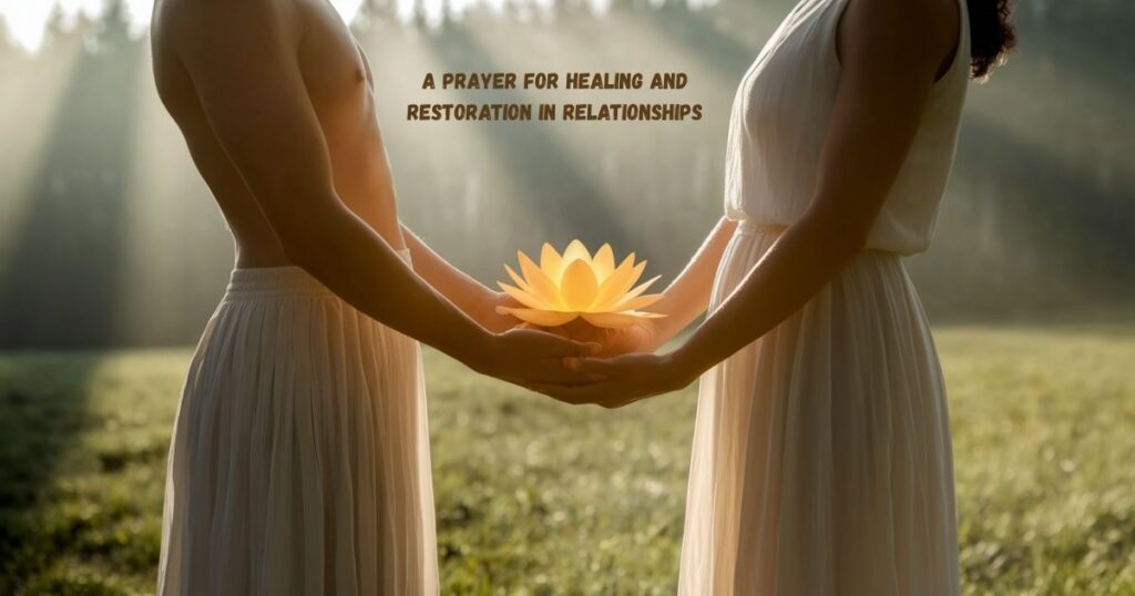 A Prayer for Healing and Restoration in Relationships