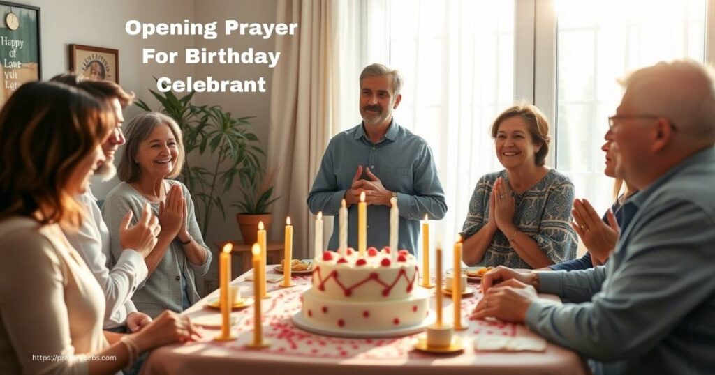Opening Prayer For Birthday Celebrant