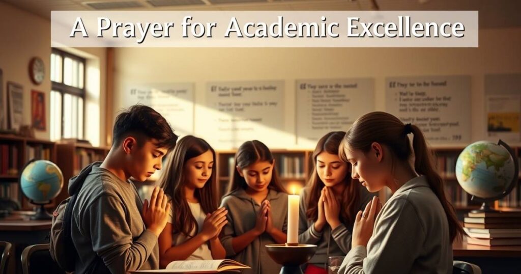 A Prayer for Academic Excellence