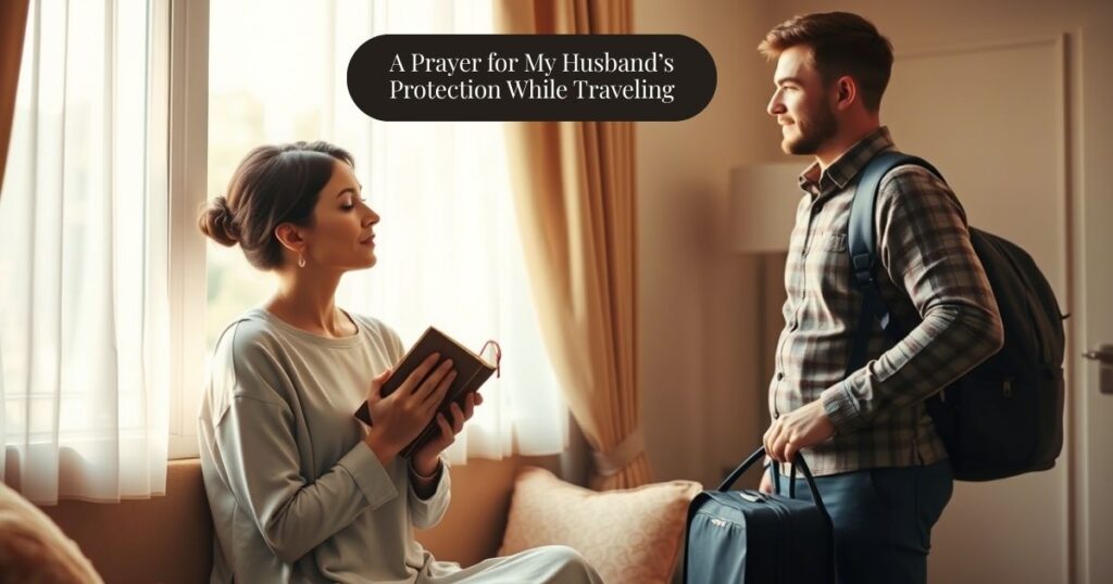 A Prayer for My Husband’s Protection While Traveling