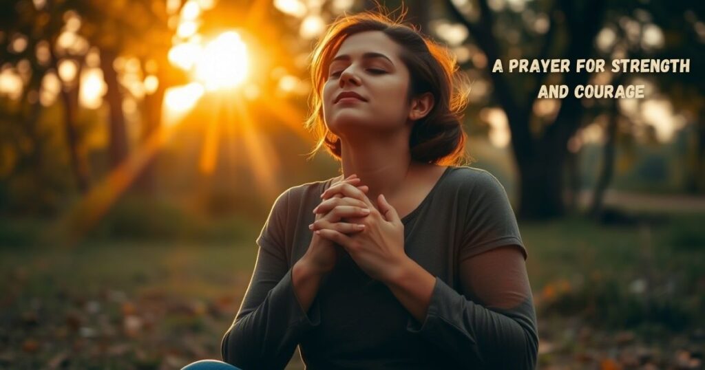 A Prayer for Strength and Courage