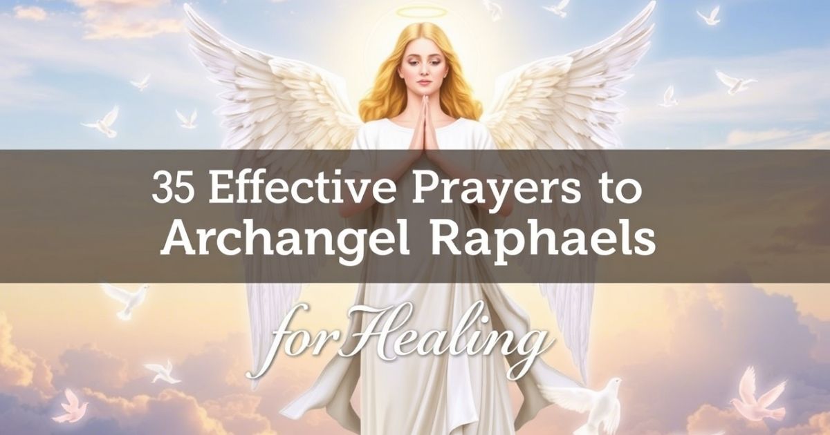 35 Effective Prayer To Archangel Raphael for Healing
