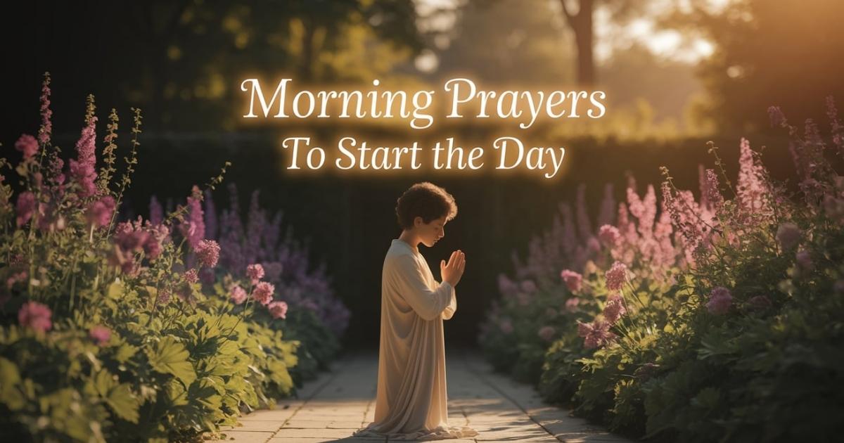 Morning Prayers To Start The Day