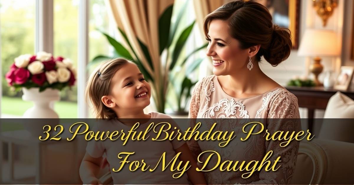 Powerful Birthday Prayer For My Daughter