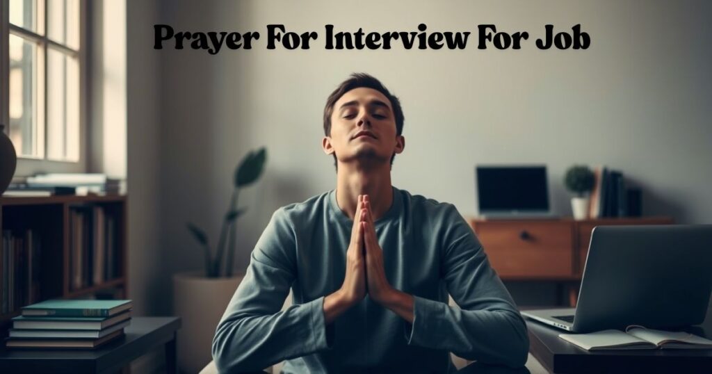 Prayer For Interview For Job