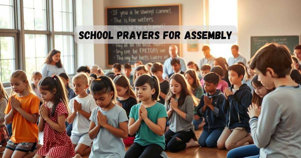School Prayers for Assembly