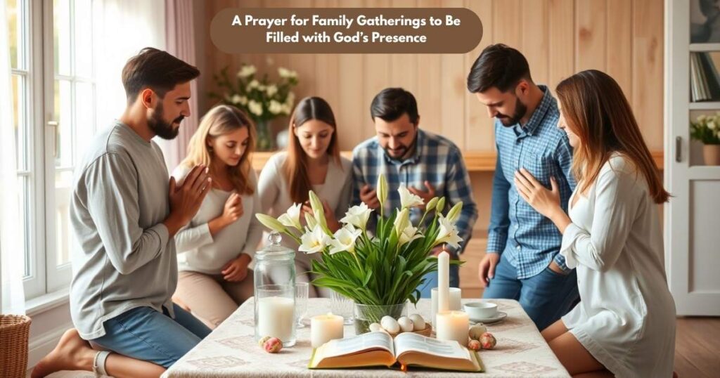 A Prayer for Family Gatherings to Be Filled with God’s Presence