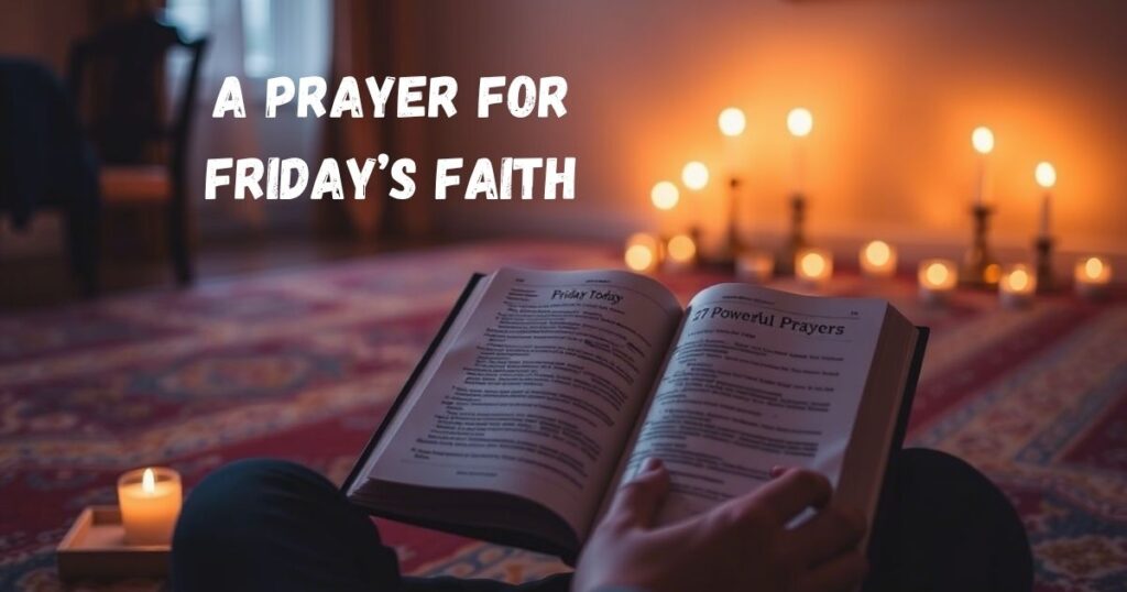 A Prayer for Friday’s Faith