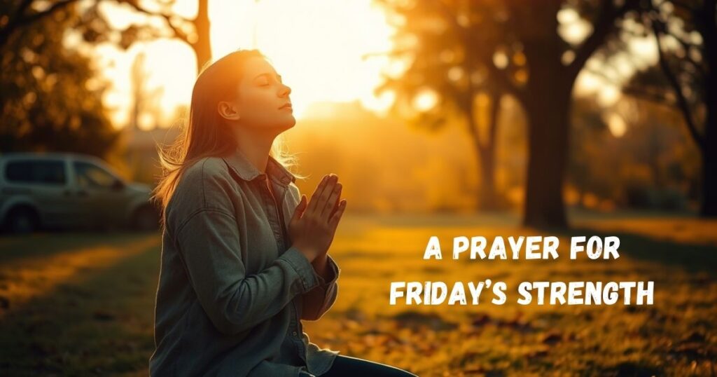 A Prayer for Friday’s Strength