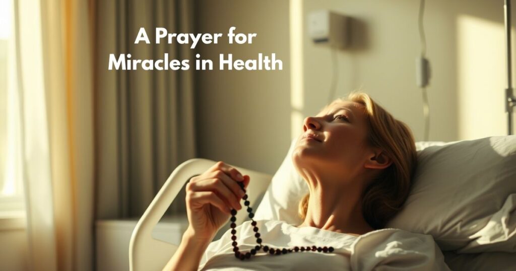 A Prayer for Miracles in Health
