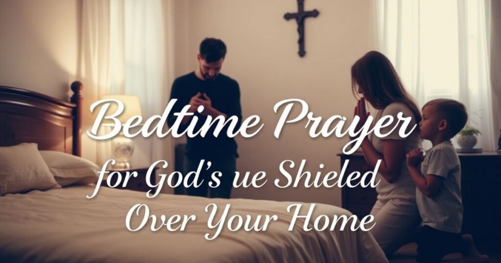 Bedtime Prayer for God’s Shield Over Your Home
