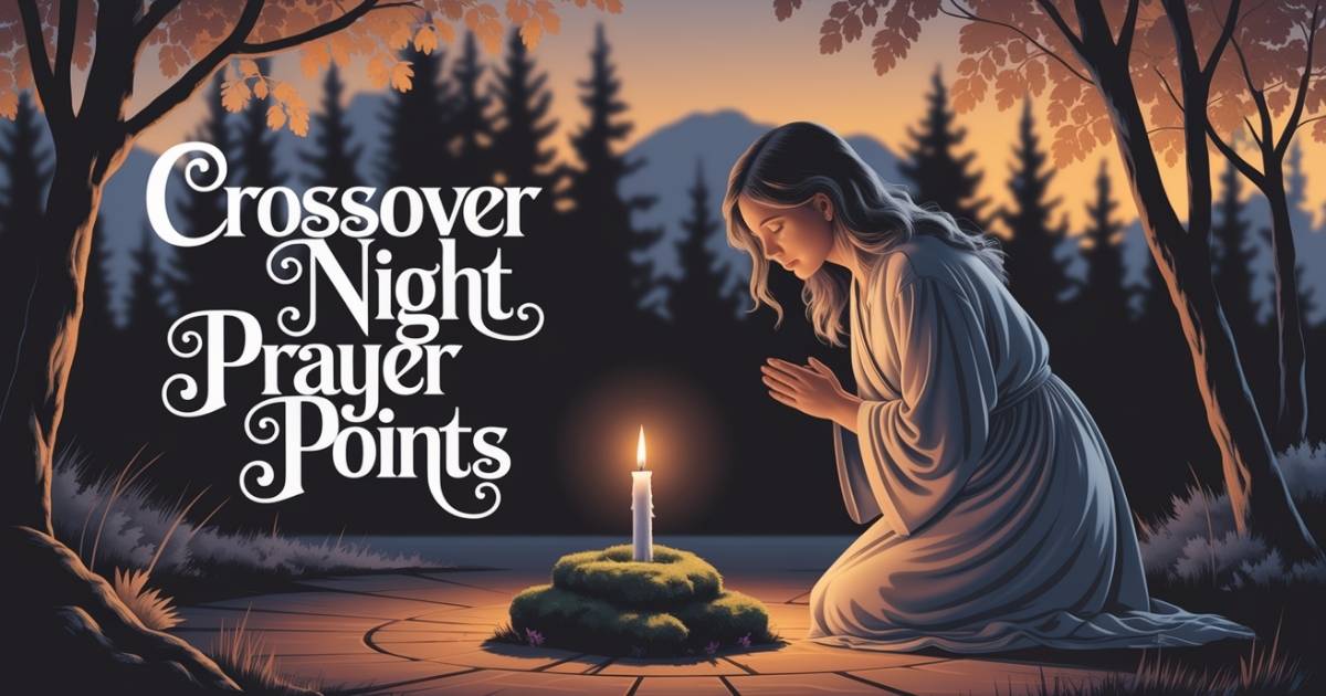 Crossover night prayer points