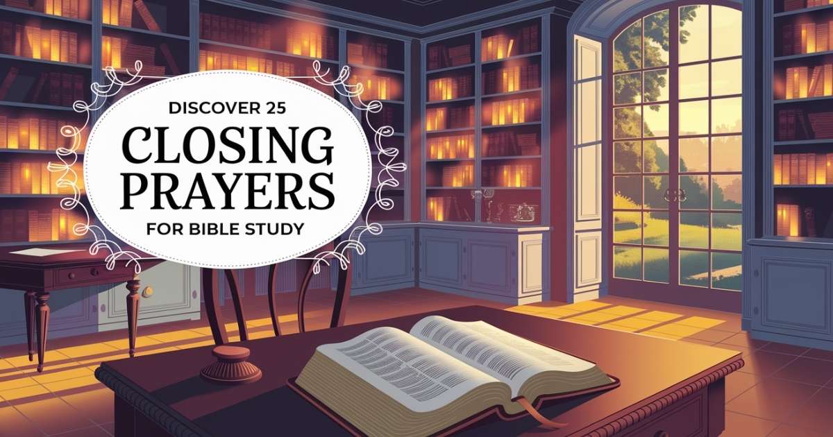 Discover 25 Closing Prayer For Bible Study