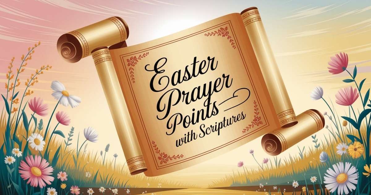 Easter prayer points with scriptures 