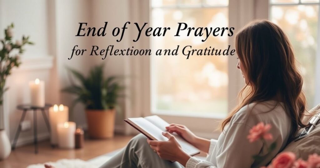 End of Year Prayers for Reflection and Gratitude