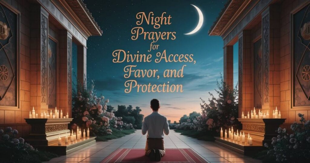 Night Prayers for Divine Access, Favor, and Protection