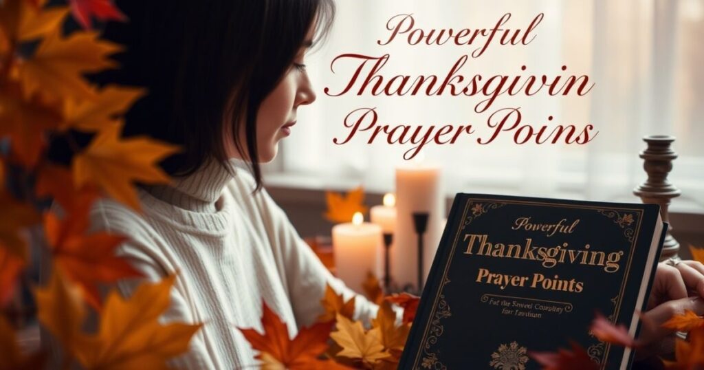 Powerful Thanksgiving Prayer Points