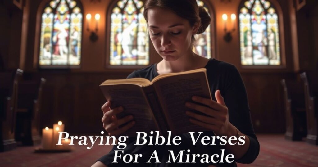 Praying Bible Verses For A Miracle