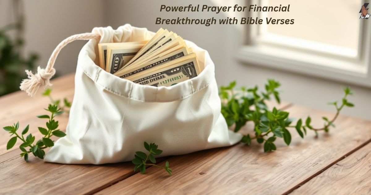 Powerful Prayer for Financial Breakthrough with Bible Verses