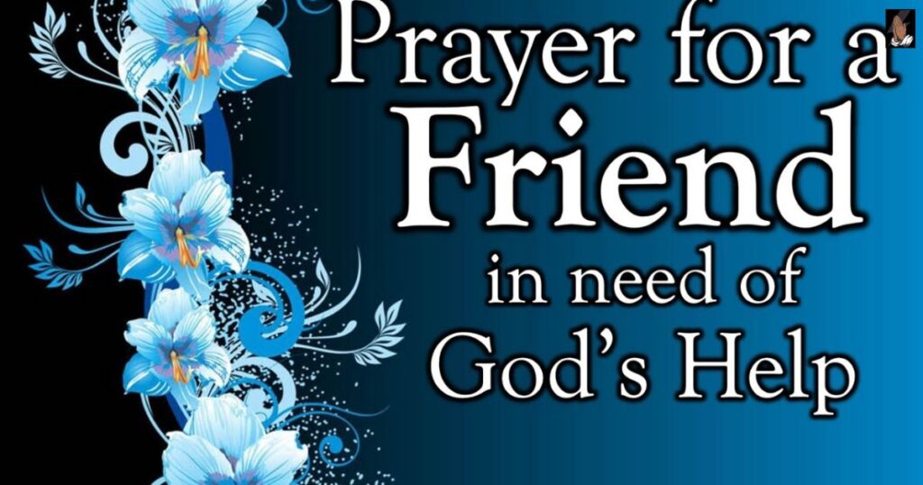 Prayer for a Friend's Health