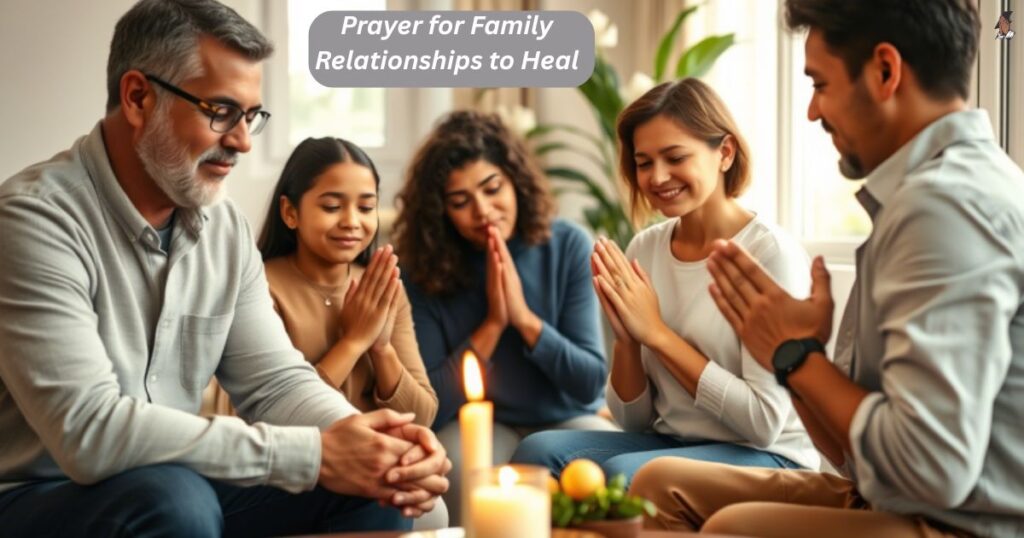 Prayer for Family Relationships to Heal