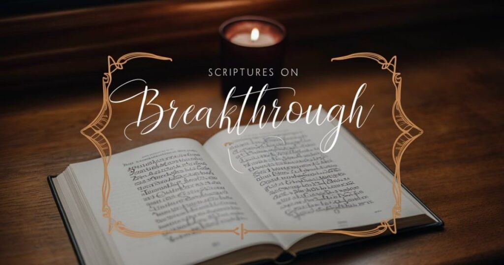 Scriptures on breakthrough 