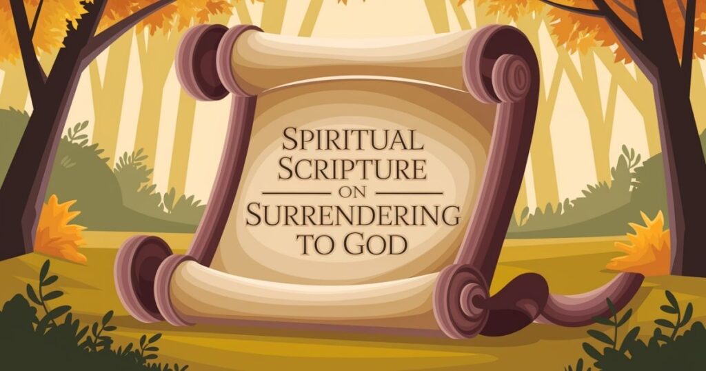 Spiritual Scripture on Surrendering to God